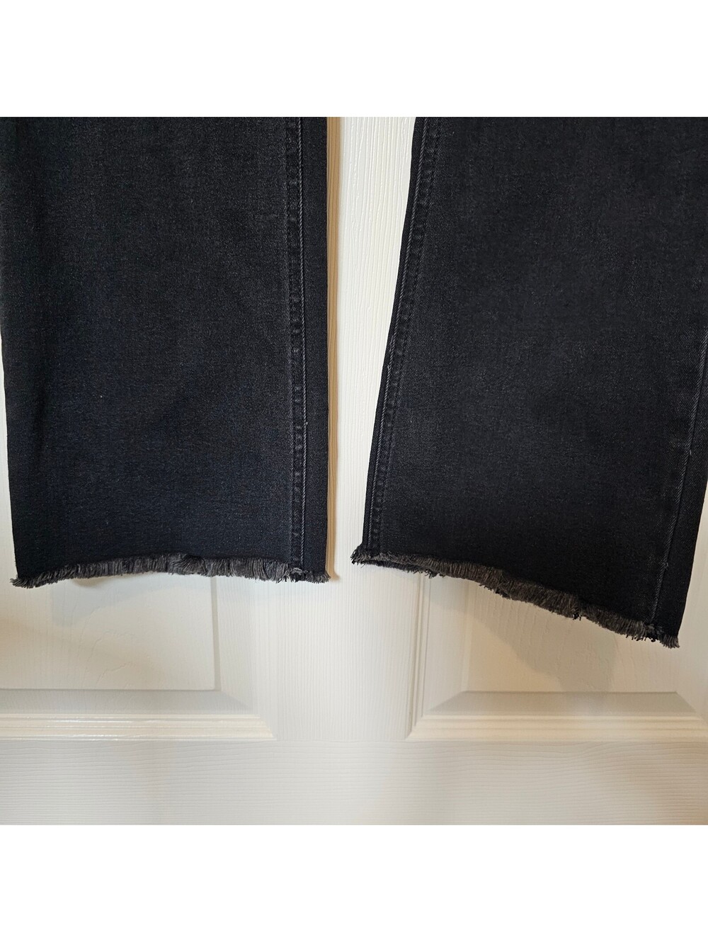 Du'Jour France Mens Streetwear Stacked Two-tone Black Jeans size 38 - Picture 5 of 8